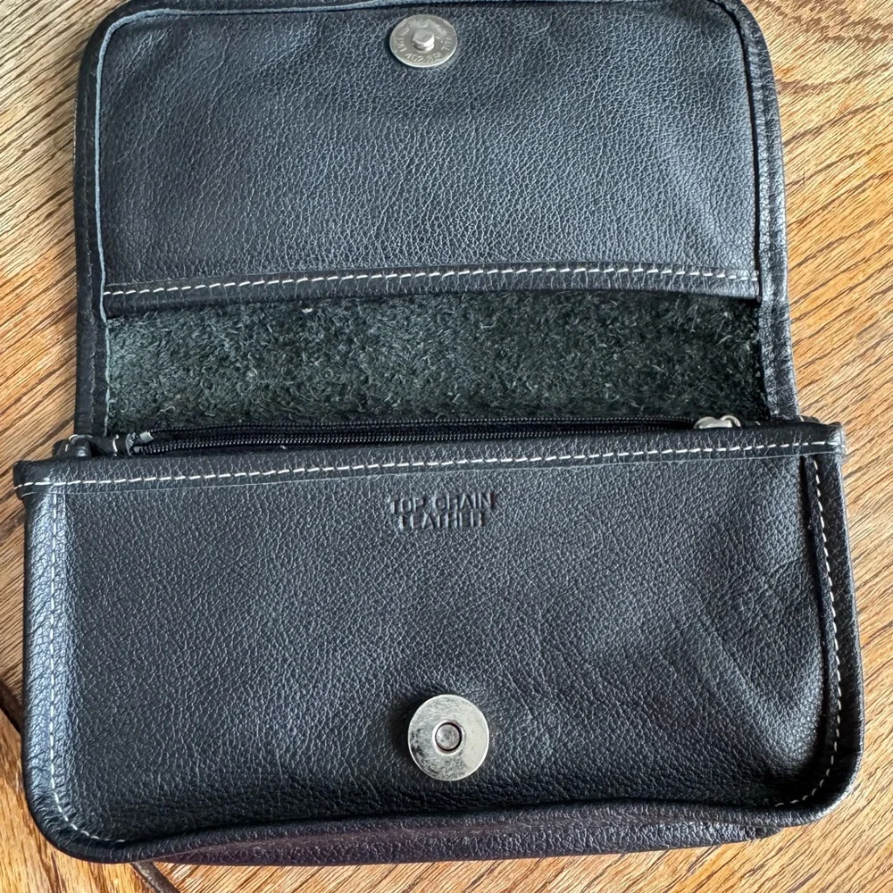 Harley-Davidson Black Leather Clutch - Picture 2 of 6